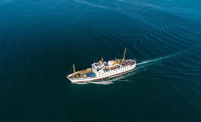 Aerial view - Scillonian III